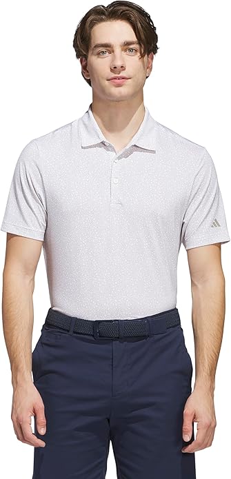 adidas Mens Ultimate365 Mini Bunker Polo Shirt
