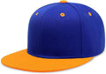CHOK.LIDS Flat Bill Visor Classic Snapback Hat Blank Adjustable Brim High Top End Trendy Color Style Plain Tone Baseball Cap