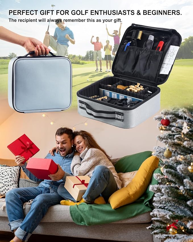 Golf Accessories Kit, Golf Kit, Golf Accessories,On-Course Golf Accessories Set, Golf Gifts for Men & Women,Golf Tees