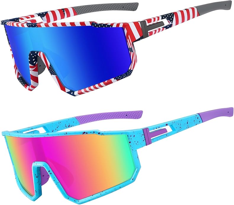 MVPTGRS Youth Baseball Sunglasses for Boys Girls Age 8-14 TR90 Frame Kids Sport Sunglasses for Softball Cycling Baseball Golf