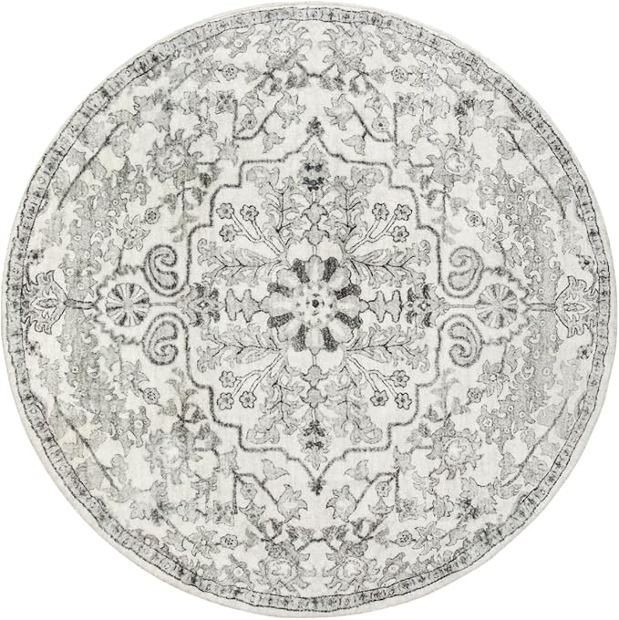 Lahome Round Rug 5'3"Ft, Soft Rugs - Image 9