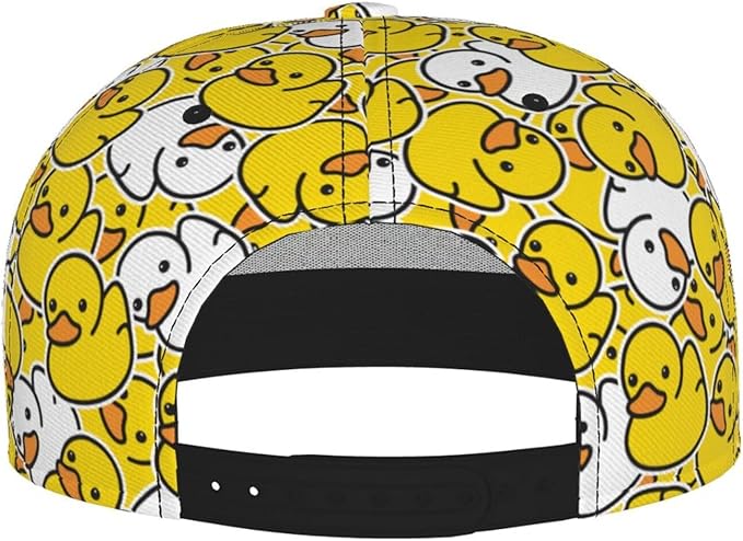 Fashion Snapback Hat for Men Women, Hip Hop Style Baseball Cap Flat Bill Hats Adjustable Trucker Sun Hat