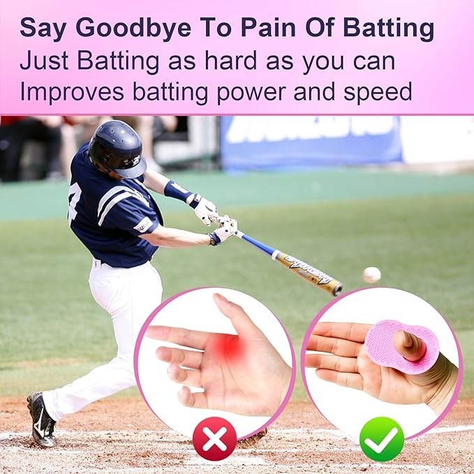 2 Pack Baseball Thumb Guard for Pro Batters, Hitter Training Aid, Thumb Guard Baseball & Softball Baseball Batting Grip Baseball Accessories Baseball Training Equipment Reduce Bat Sting
