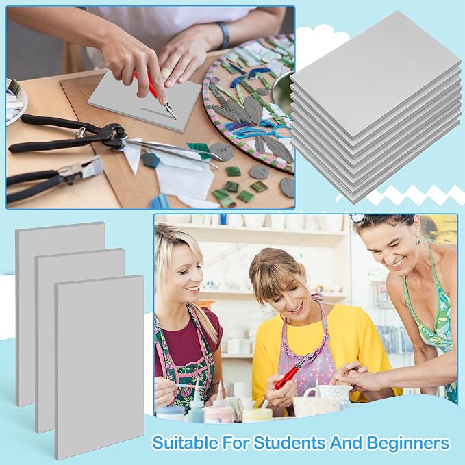 Frienda 50 Pack Rubber Carving Blocks 4 x 6 Inch, Rubber Stamp Carving Blocks - Image 7