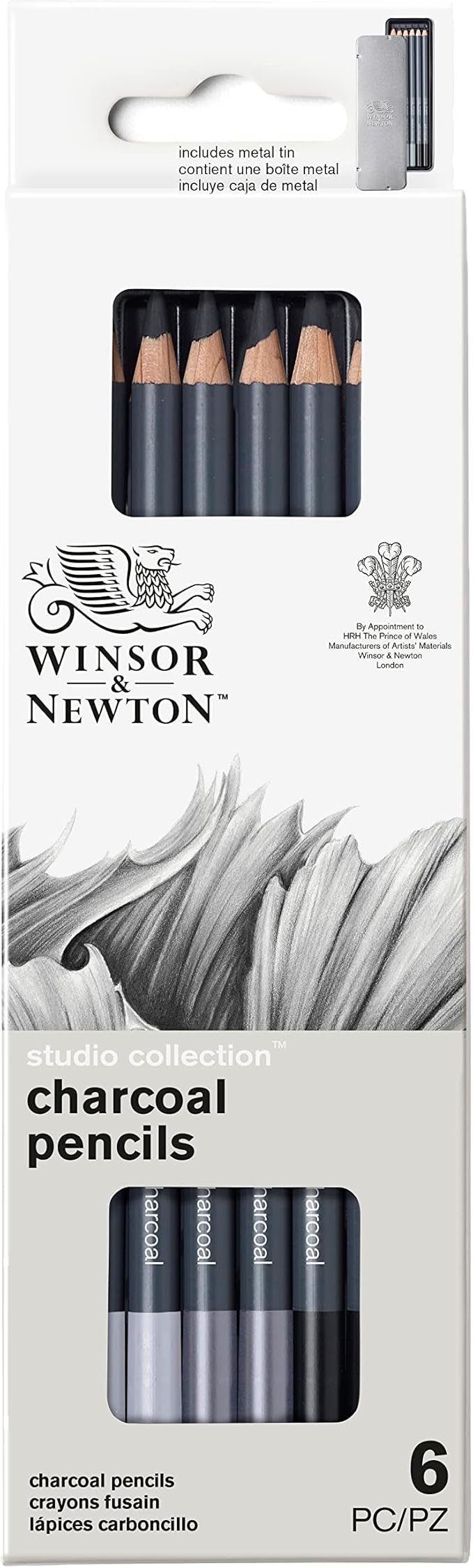 Winsor & Newton Studio Collection, Charcoal Pencils - Image 11
