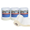 TAPEBEAR Upgrade Pre-Taped Masking Film Extra Thick, High Temp Tape and Drape by TAPEBEAR