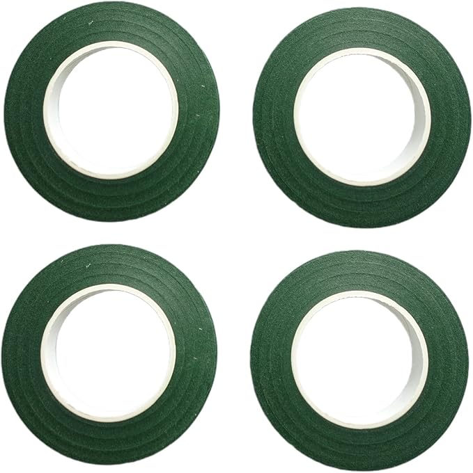 4 Rolls 1/2 Inch Floral Tapes Florist Wraps by Unknown