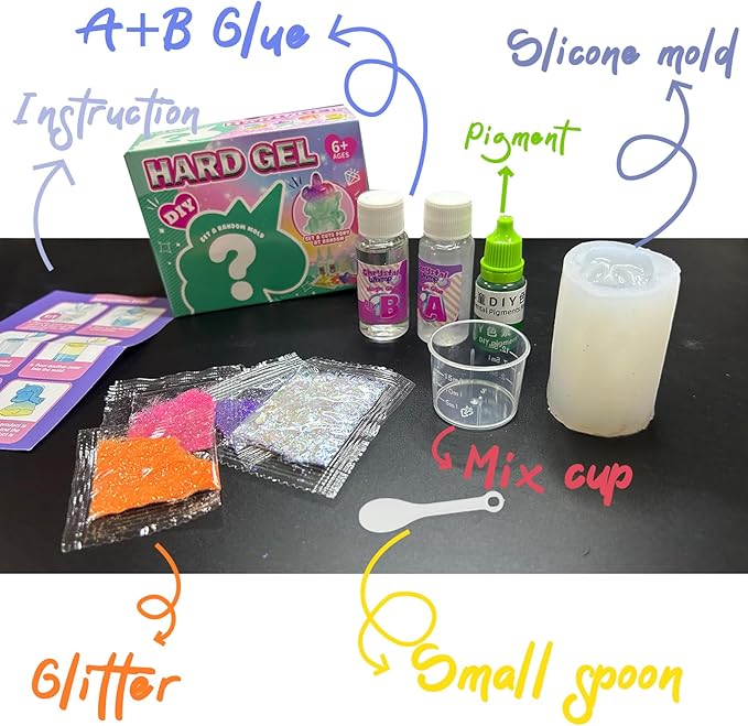 ULIONTAC Hard Gel DIY Unicorn Shaped - Image 4