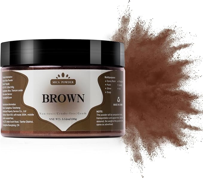 Mica Powder - 100g Mica Powder for Epoxy Resin - Metallic Color Pigment for by Yipoyilo