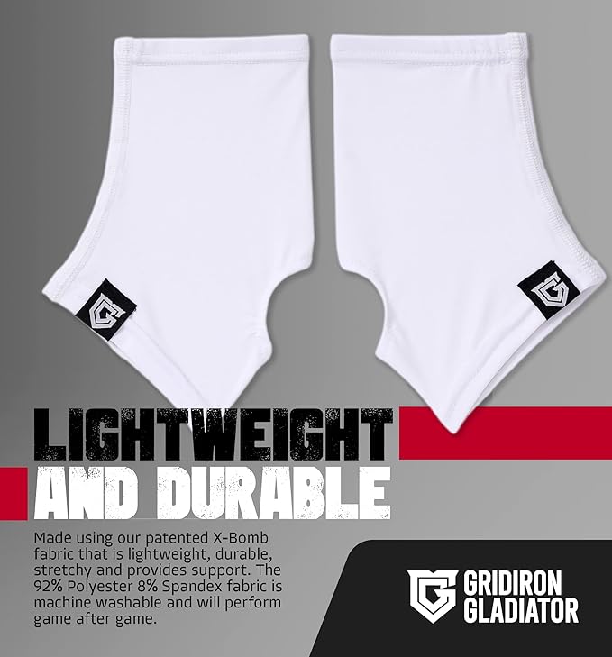 Gridiron Gladiator Cleat Covers - Football Spats - Football Cleat Cover - Cleat Spats for Soccer, Baseball & Softball