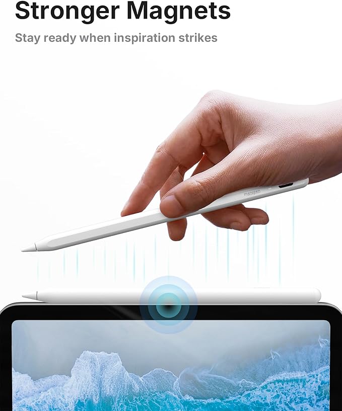 Metapen Pencil A8 V4 for iPad 2018-2025, Upgrade Magnetic Attraction, 2X Fast - Image 5