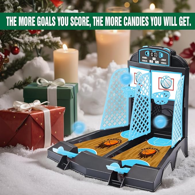 Table Top Games, Glow in The Dark Mini Basketball Game - Image 7