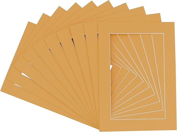 Pack of 25 Acid Free 11x14 Mats Bevel Cut by Poster+Palooza