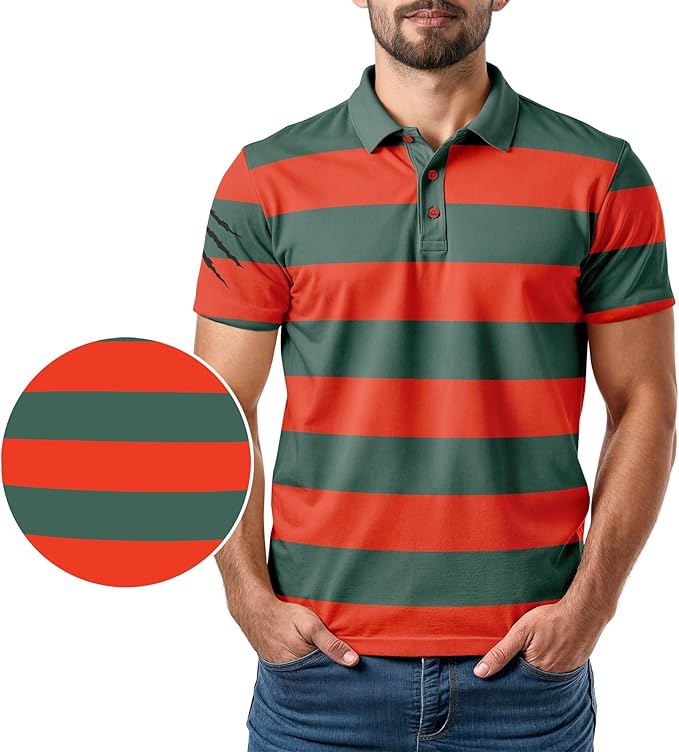 Funny Parody Golf Polo Shirt – Fun Movie Performance Quick Dry UPF Sun Protection Moisture Wicking Casual Wear Shocker Golf