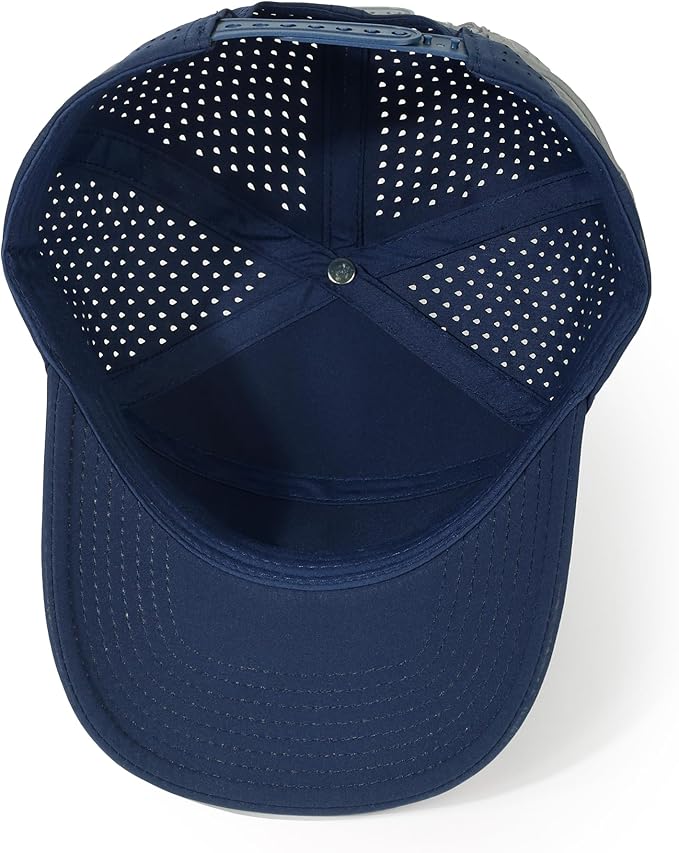 HH HOFNEN Quick Dry Baseball Cap Mesh Snapback Hat Sun and Rain Protection Structured Golf Trucker Hats for Men Women