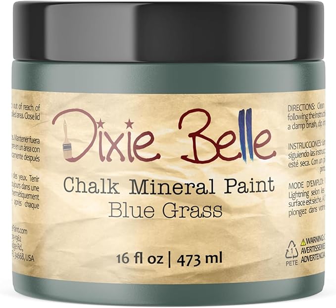 Dixie Belle Paint Company Chalk Finish Furniture Paint – Blue Grass – Matte by DixieBellePaintCompany