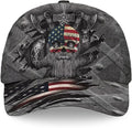 Baseball Cap for Men Women, Skull Cap for Men, Skeleton Gothic Horror Adjustable Strap Sports Soft Caps Outdoor