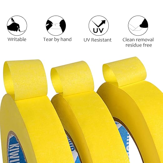 Yellow Painters Tape, DIY Crafting, Decoration and School Projects - Image 2