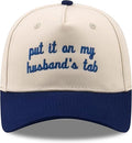 Funny Embroidered Trucker Hat, Vintage Two-Tone Cotton Baseball Cap for Men Women, Adjustable Dad Hat Gift Idea