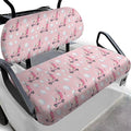 Yewatlles Pink Golf Graphic Golf Cart Seat Cover, Golf Cart Seat Towel Blanket Suitable for All 2-Seater Carts, Golf Cart Seat Towel Golf Cart Seat The Seat Clean