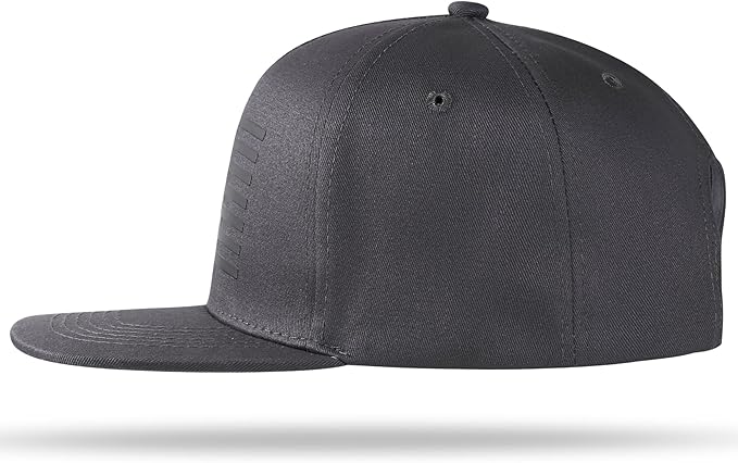 UALON Baseball Cap, Snapback Trucker Hat for Men & Women with American Flag and Adjustable, Breathable Mesh, Flat Bill Hats