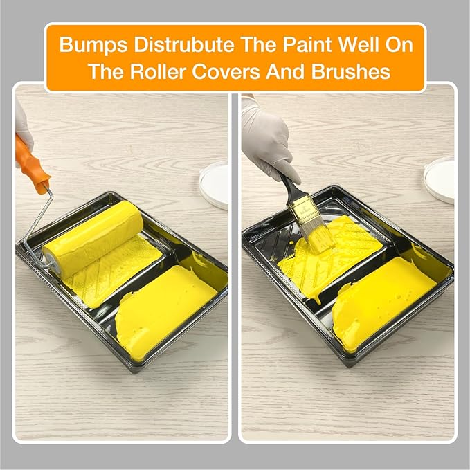 Great Andrew 12 Pack Paint Tray Liners 7 Inch, Paint Roller Trays, Paint Pan - Image 5