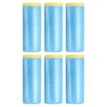 uxcell Pre-Taped Masking Film, 4.9ft x 82ft Plastic Paint Drop Cloth by uxcell