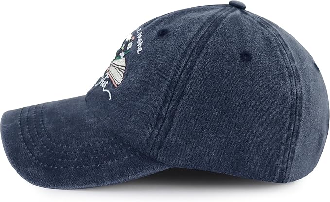 Just One More Chapter Hat for Men Women, Funny Adjustable Cotton Embroidered Bookish Baseball Cap