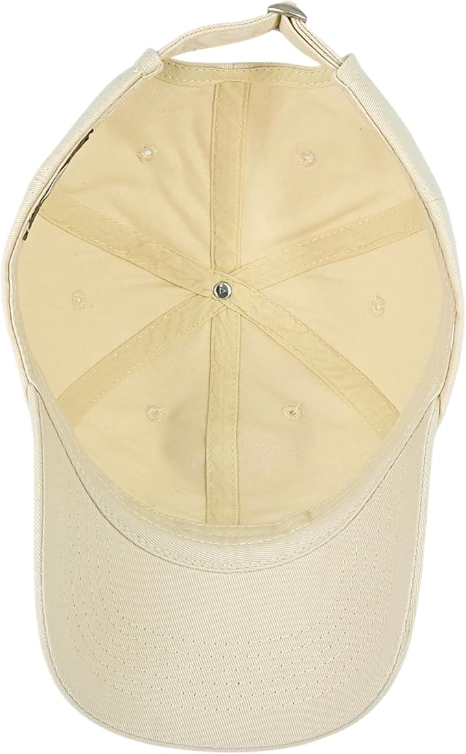 Classic Dad Hat Cotton, Low-Profile Plain Baseball Cap, Adjustable, Breathable and Packable