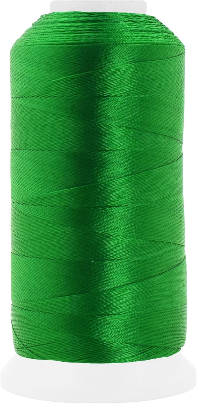Mandala Crafts Green Heavy Duty Thread -1500 Yds Tex 90 Thread by MandalaCrafts