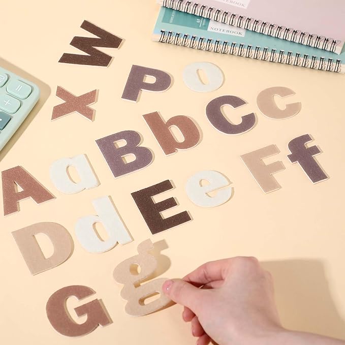 Breling 310 Pieces Felt Bulletin Board Letters Sticker - Image 5