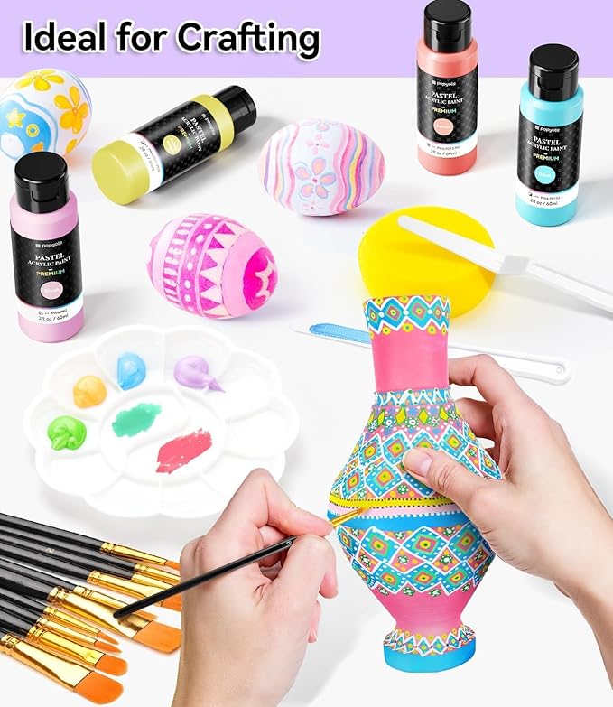 52 PCS Pastel Acrylic Paint Set - Image 6