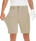 JWM Mens 7"/9" Stretch Golf Shorts - Lightweight Hybrid Casual Dress Work Flat Front Shorts with 5 Pockets Quick Dry UPF50