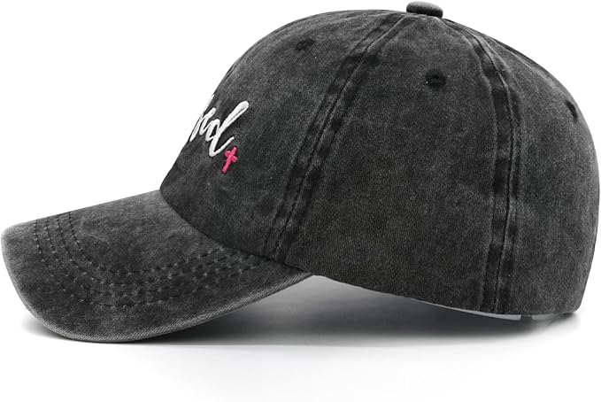 Waldeal Women's Embroidered Dad Hat, Adjustable Vintage Washed Cotton Baseball Cap for Men