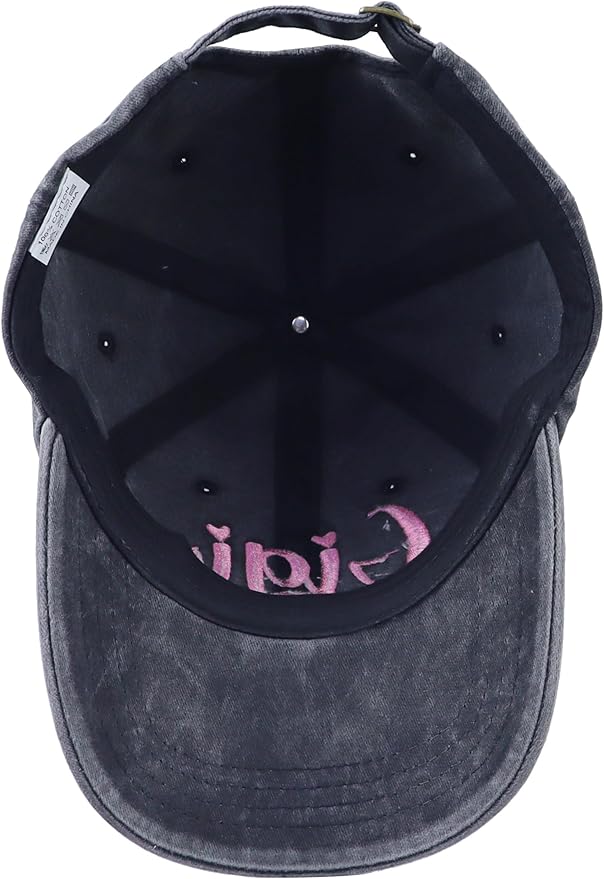 Gigi Mimi Hats for Women, Adjustable Cotton Embroidered Grandma Baseball Cap