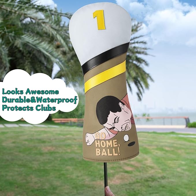 Funny Golf Putter Headcover, Perfect Golf Gift for Men and Women, Golf Accessories for Golfers