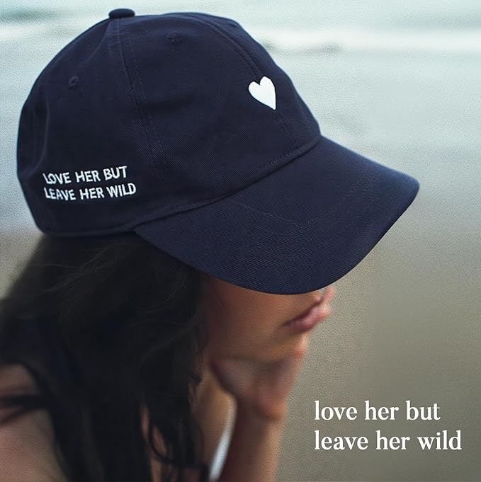 Atticus Poetry Hat, Embroidered Brushed Cotton Women’s Baseball Hat Unisex Fit, Adjustable One Size