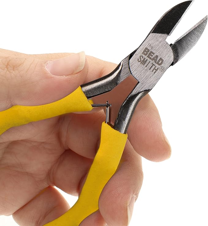 The Beadsmith Color-ID Side Cutter – 5 inches – Yellow Comfort Grip Handle – - Image 5