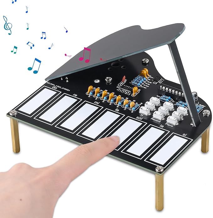 MIOYOOW DIY Electronic Piano Soldering Practice Kit, 7 Keys Mini Musical by Mioyoow