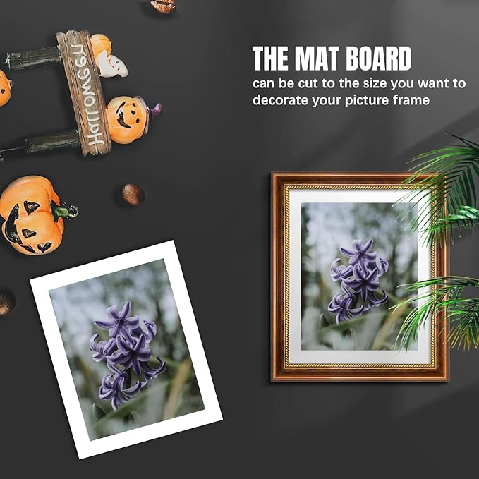 AUEAR, 15 Pack 11x14 Uncut Matte Boards White Photo Mat Board Great - Image 5