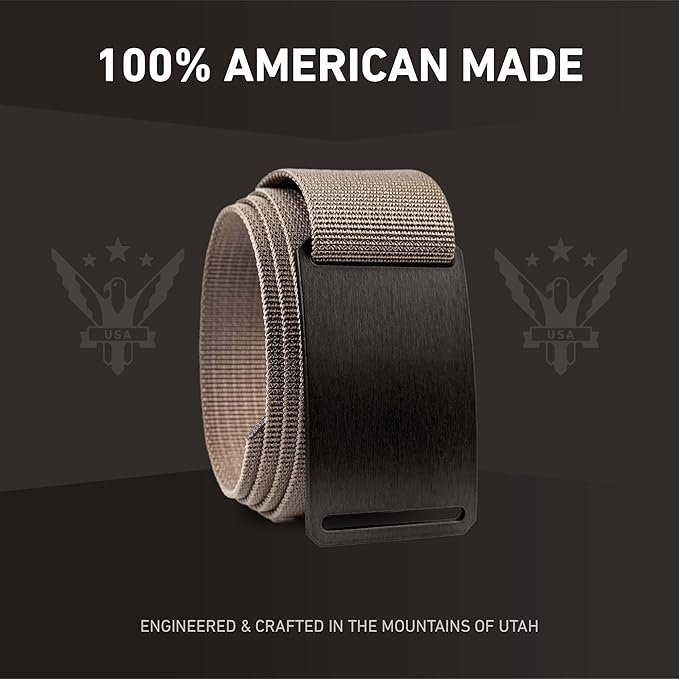 GRIP6 Classic Belt - 1.5-Inch Adjustable Nylon Belts - Versatile Lifestyle and Tactical Belt for Men and Women