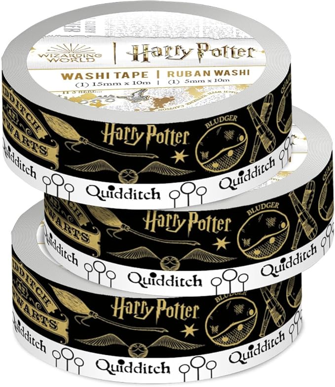 Paper House Productions Harry Potter 3-Pack Set of 2 Foil Accent Washi Tape by PaperHouseProductions