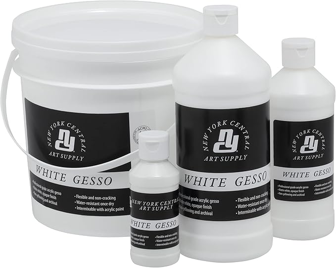 Acrylic Gesso - White Professional Grade Gesso - Image 3