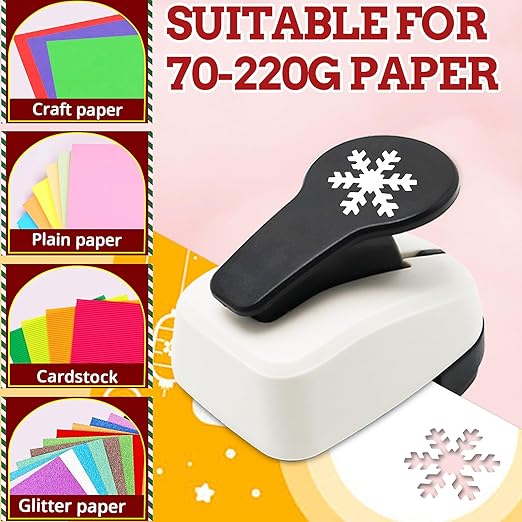 Snowflakes Punch for Crafting, 1 Inch Christmas Punch, Paper Punches for - Image 4