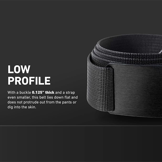 GRIP6 Classic Belt - 1.5-Inch Adjustable Nylon Belts - Versatile Lifestyle and Tactical Belt for Men and Women