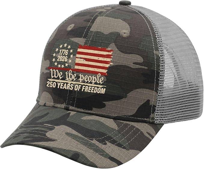 U.S. 250th Anniversary 250 Years Freedoms 1776-2026 Baseball Hats Funny