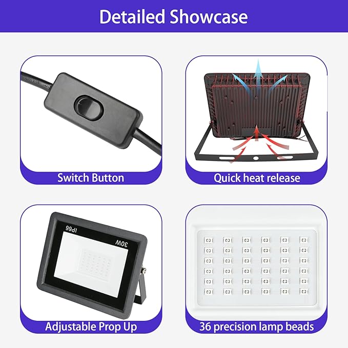 30W UV Light for Resin Curing 3D Printer Curing Lamp Kit for SLA/DLP/LCD 3D - Image 5