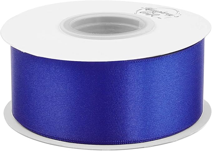 Humphrey's Craft 1-1/2 Inch Cobalt Blue Double Faced Satin Ribbon - Image 3