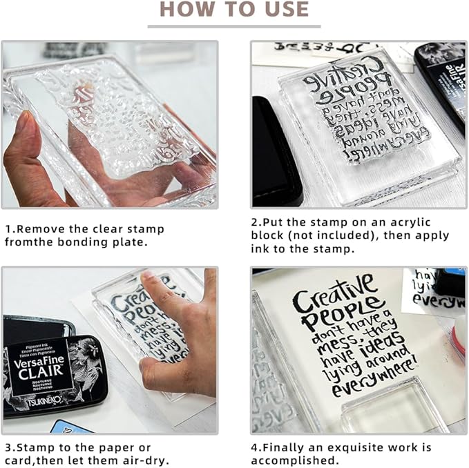 Halloween Clear Silicone stampReusable Stamp - Image 6