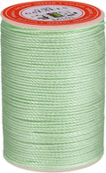 uxcell Round Leather Sewing Waxed Thread, 55m / 60 Yards Wax Polyester String by uxcell